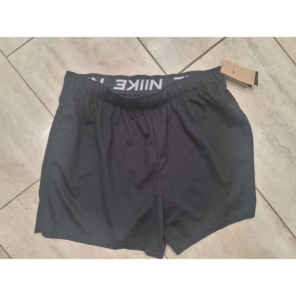 New Nike Dri-Fit Shorts XL Loose fit Black Elestic Waist with draw strings